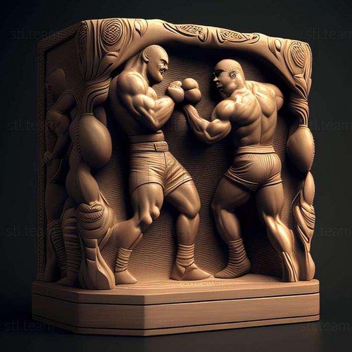 3D model Ready 2 Rumble Boxing game (STL)
